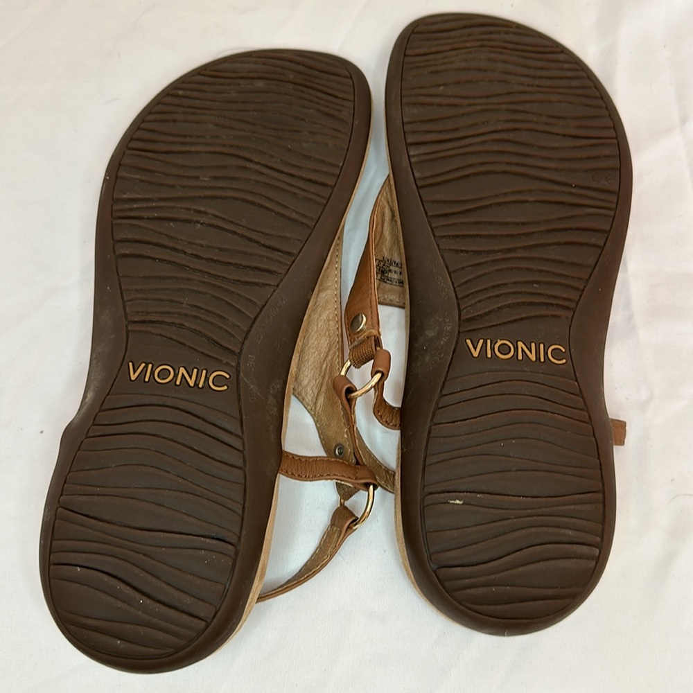 Vionic Camel Colored Sandals - Picture 2 of 2